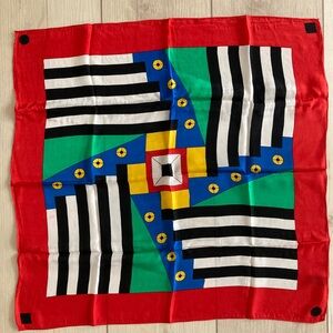 Colorful Geometric Pattern Scarf